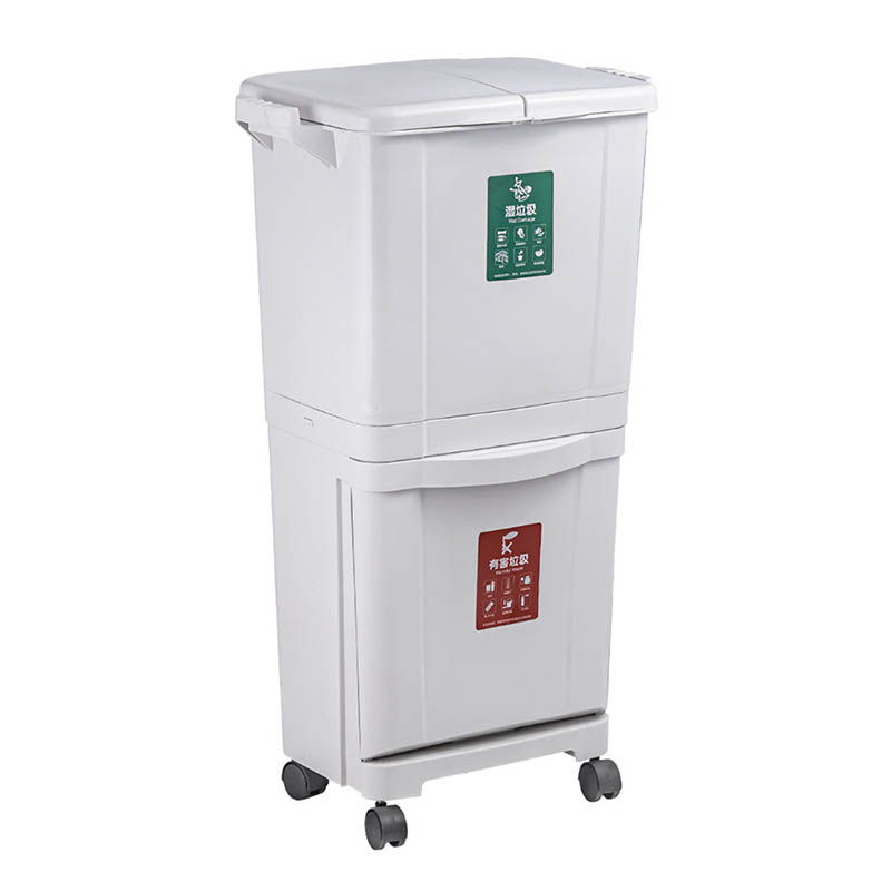 Classified trash cans molding